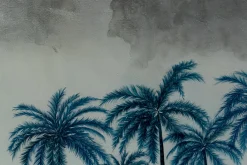 XXL Öl Gemälde 'Rainy Beach Day' | Handgemaltes Unikat