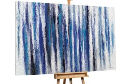 XXL Öl Gemälde 'Rapturous Blue' | Handgemaltes Unikat