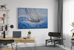XXL Öl Gemälde 'Rauschen der See' | Handgemaltes Unikat