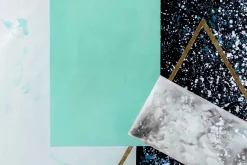 XXL Öl Gemälde 'Reading Geometry' | Handgemaltes Unikat