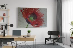 XXL Öl Gemälde 'Red Magnificence' | Handgemaltes Unikat