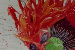 XXL Öl Gemälde 'Red Magnificence' | Handgemaltes Unikat