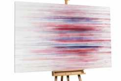 XXL Öl Gemälde 'Red Sky Haze' | Handgemaltes Unikat