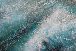 XXL Öl Gemälde 'Reflektion des Wassers' | Handgemaltes Unikat