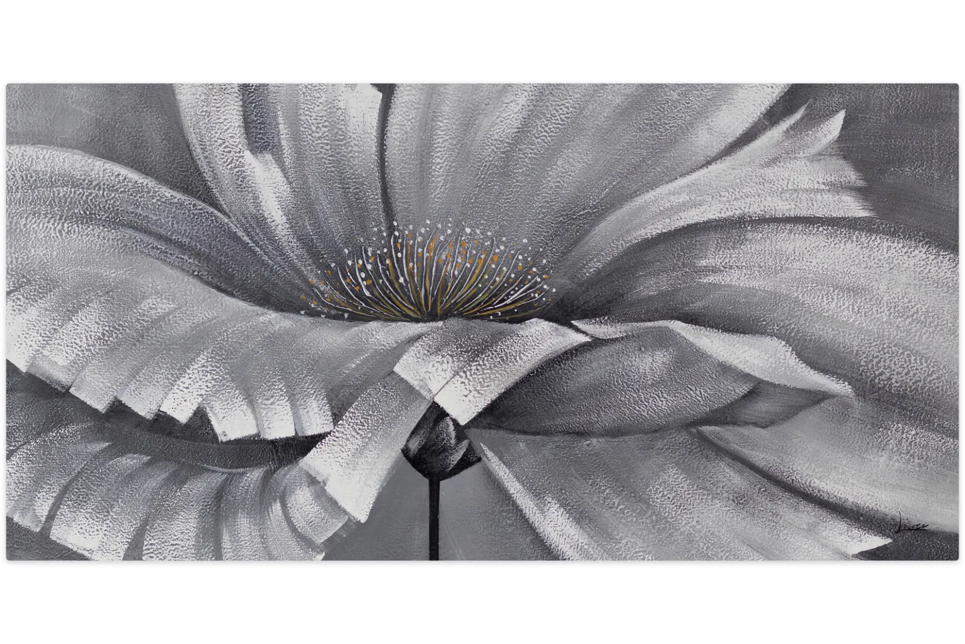 XXL Öl Gemälde 'Reine des fleurs' | Handgemaltes Unikat