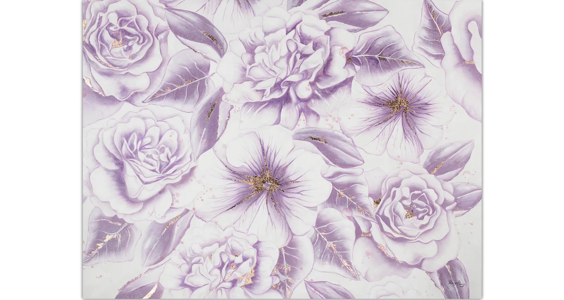 XXL Öl Gemälde 'Resurrection Flowers' | Handgemaltes Unikat