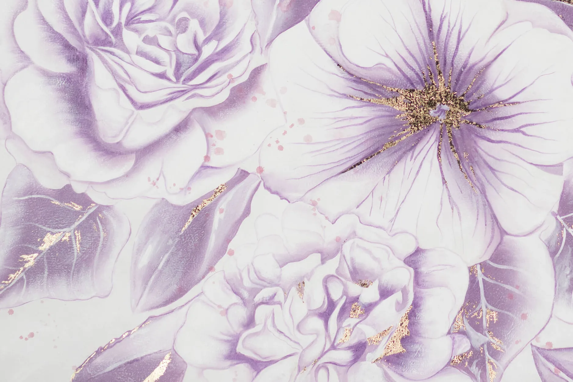 XXL Öl Gemälde 'Resurrection Flowers' | Handgemaltes Unikat
