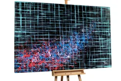 XXL Öl Gemälde 'Revolution of Matrix' | Handgemaltes Unikat