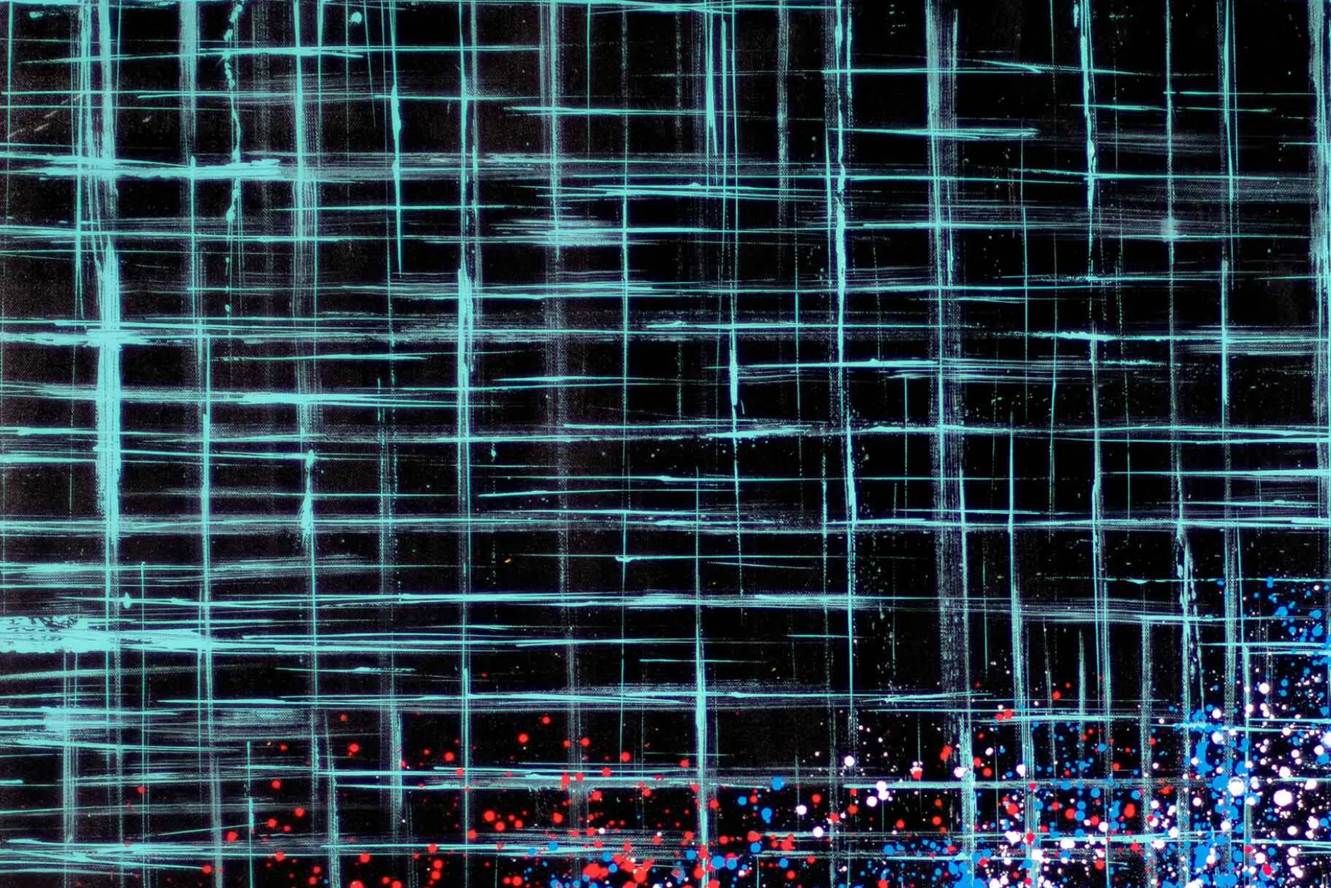 XXL Öl Gemälde 'Revolution of Matrix' | Handgemaltes Unikat