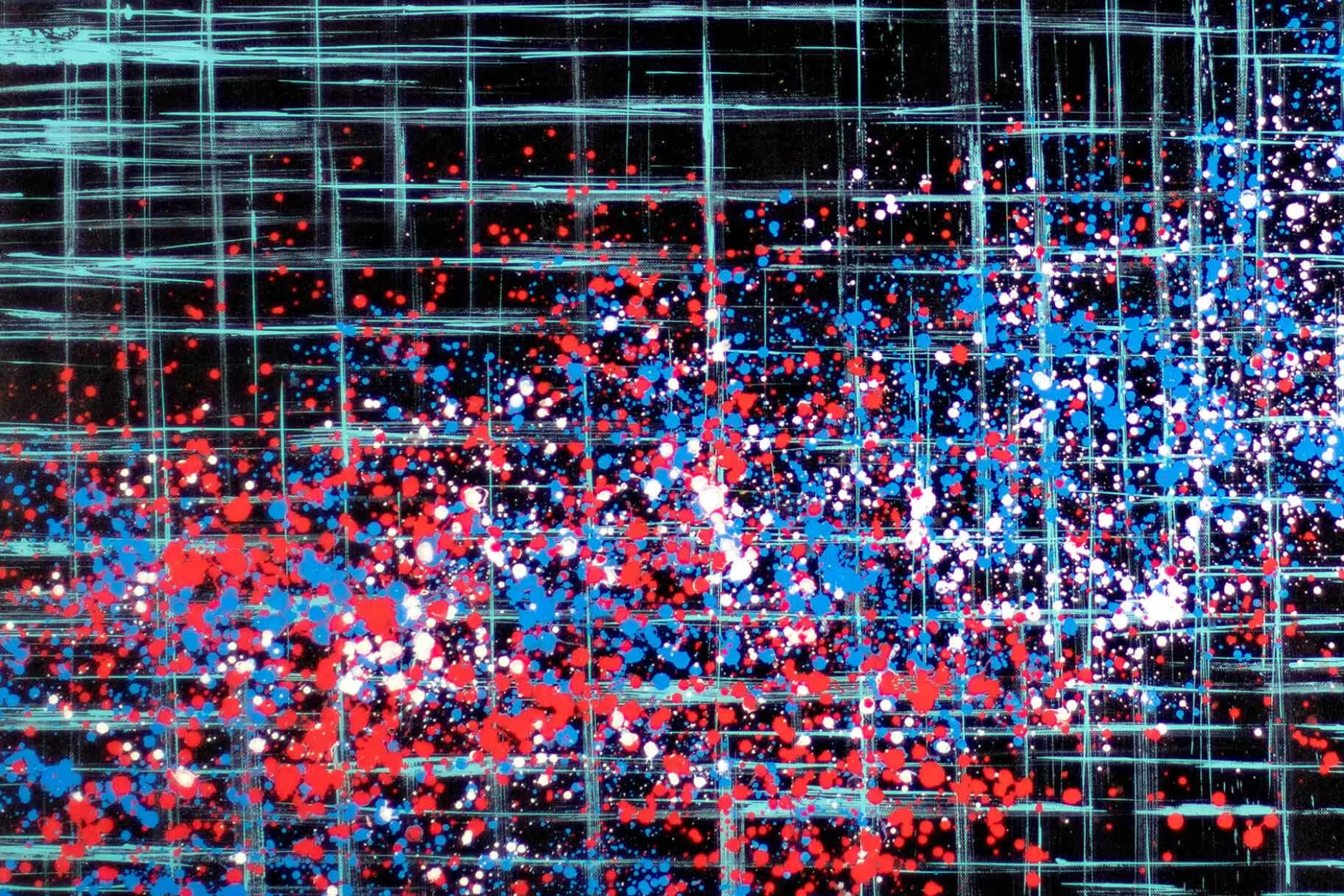 XXL Öl Gemälde 'Revolution of Matrix' | Handgemaltes Unikat