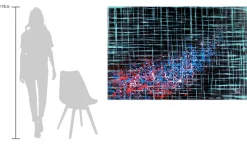 XXL Öl Gemälde 'Revolution of Matrix' | Handgemaltes Unikat