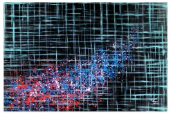 XXL Öl Gemälde 'Revolution of Matrix' | Handgemaltes Unikat