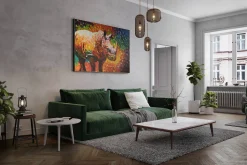 XXL Öl Gemälde 'Rhino Rhapsody' | Handgemaltes Unikat