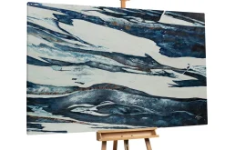 XXL Öl Gemälde 'Rhythm of the Waves' | Handgemaltes Unikat