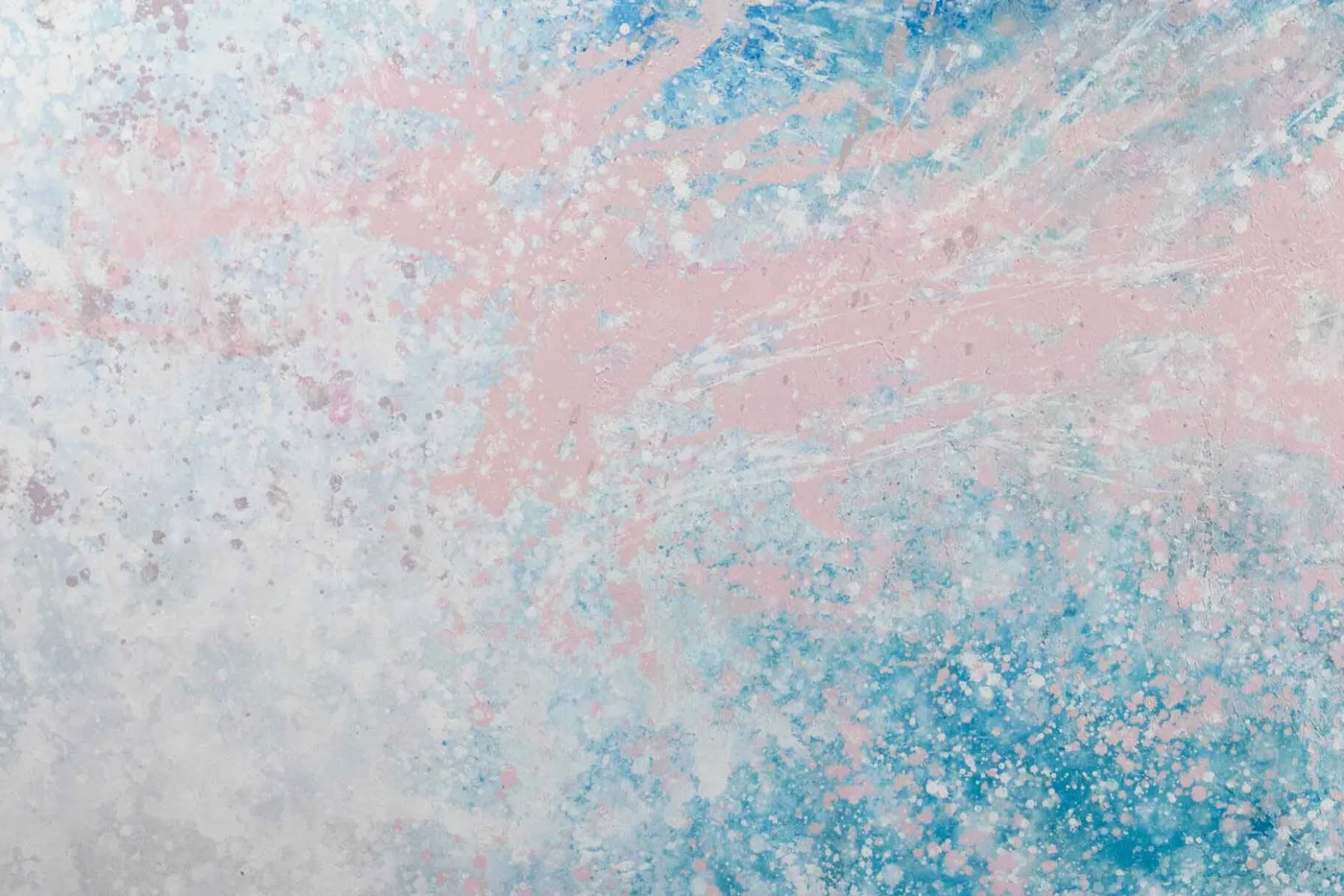 XXL Öl Gemälde 'Rime Ice' | Handgemaltes Unikat