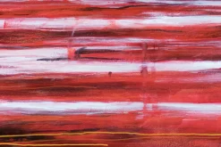 XXL Öl Gemälde 'River of Crimson' | Handgemaltes Unikat