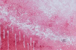 XXL Öl Gemälde 'Rosenrot' | Handgemaltes Unikat