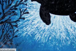 XXL Öl Gemälde 'Sam, the Turtle' | Handgemaltes Unikat