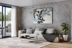 XXL Öl Gemälde 'Schatten der Blätter' | Handgemaltes Unikat