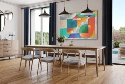 XXL Öl Gemälde 'Shaped Colours' | Handgemaltes Unikat