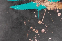 XXL Öl Gemälde 'Shimmering Fern' | Handgemaltes Unikat