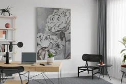 XXL Öl Gemälde 'Shimmery Blossom' | Handgemaltes Unikat