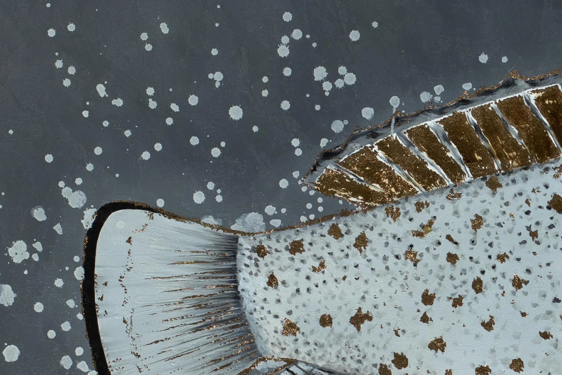 XXL Öl Gemälde 'Silk Ocean' | Handgemaltes Unikat