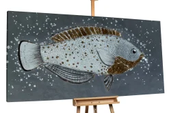 XXL Öl Gemälde 'Silk Ocean' | Handgemaltes Unikat