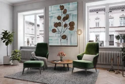 XXL Öl Gemälde 'Silk Petals' | Handgemaltes Unikat