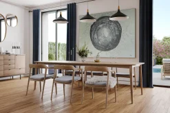 XXL Öl Gemälde 'Silver Tree Trunk' | Handgemaltes Unikat