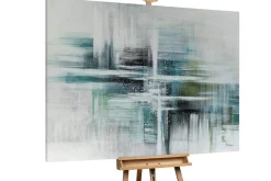 XXL Öl Gemälde 'Sommernachtregen' | Handgemaltes Unikat