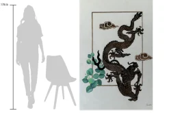XXL Öl Gemälde 'Soul of the Dragon' | Handgemaltes Unikat