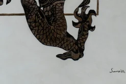 XXL Öl Gemälde 'Soul of the Dragon' | Handgemaltes Unikat