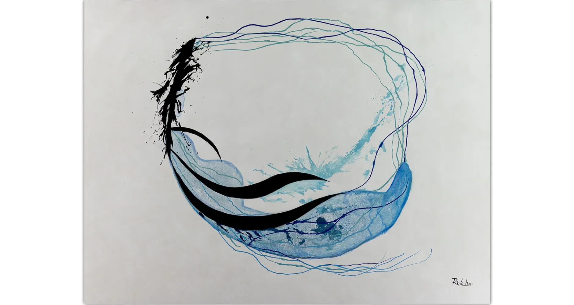 XXL Öl Gemälde 'Soul of the Ocean' | Handgemaltes Unikat