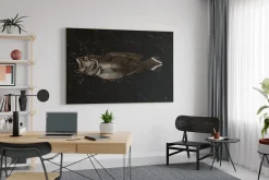 XXL Öl Gemälde 'Sparkling Fish' | Handgemaltes Unikat