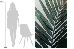 XXL Öl Gemälde 'Sparkling Leaves' | Handgemaltes Unikat