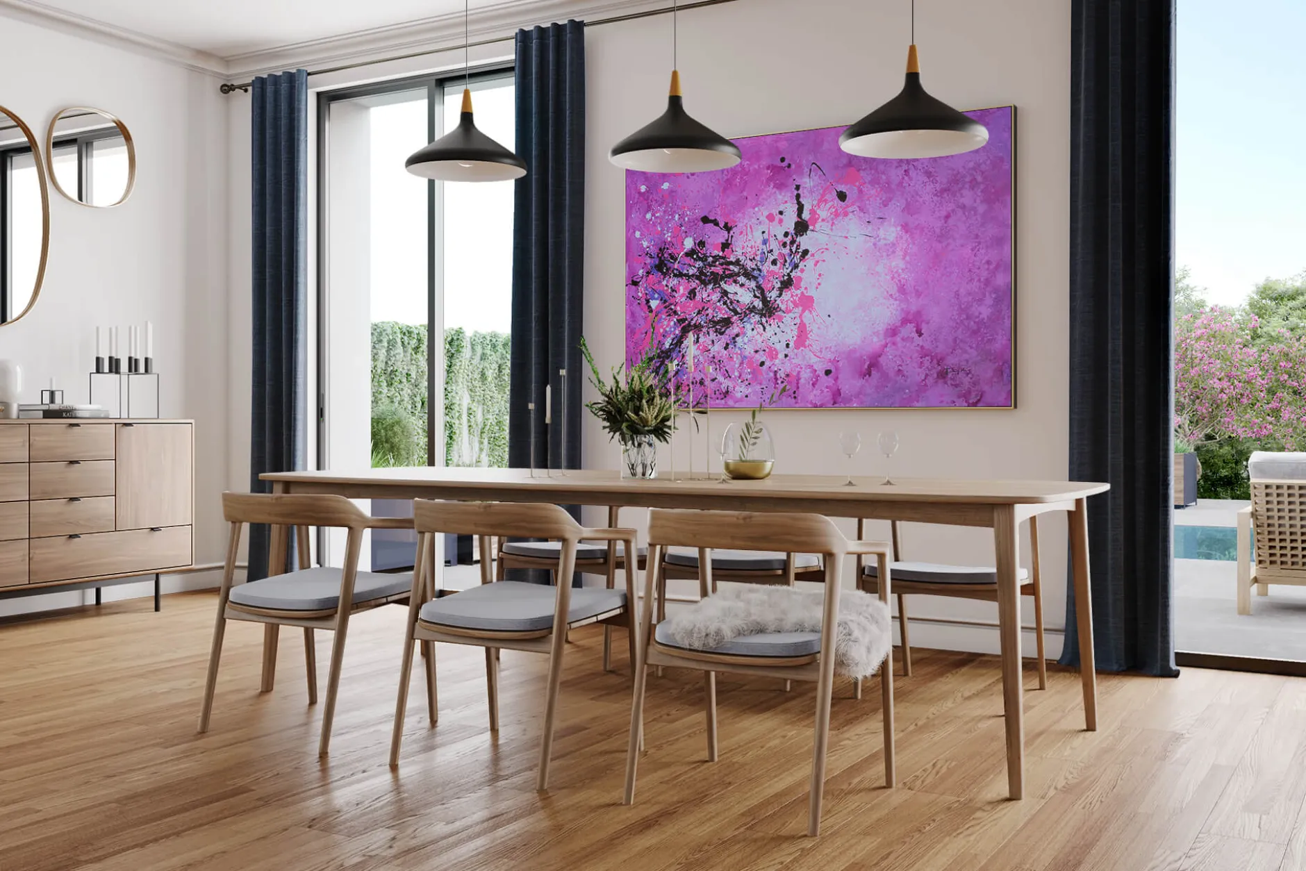 XXL Öl Gemälde 'Spellbound' | Handgemaltes Unikat