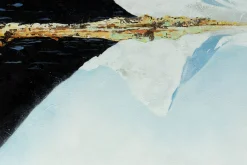 XXL Öl Gemälde 'Spiegelbild der Berge' | Handgemaltes Unikat