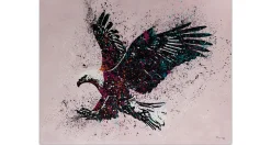 XXL Öl Gemälde 'Spirit of the Eagle' | Handgemaltes Unikat