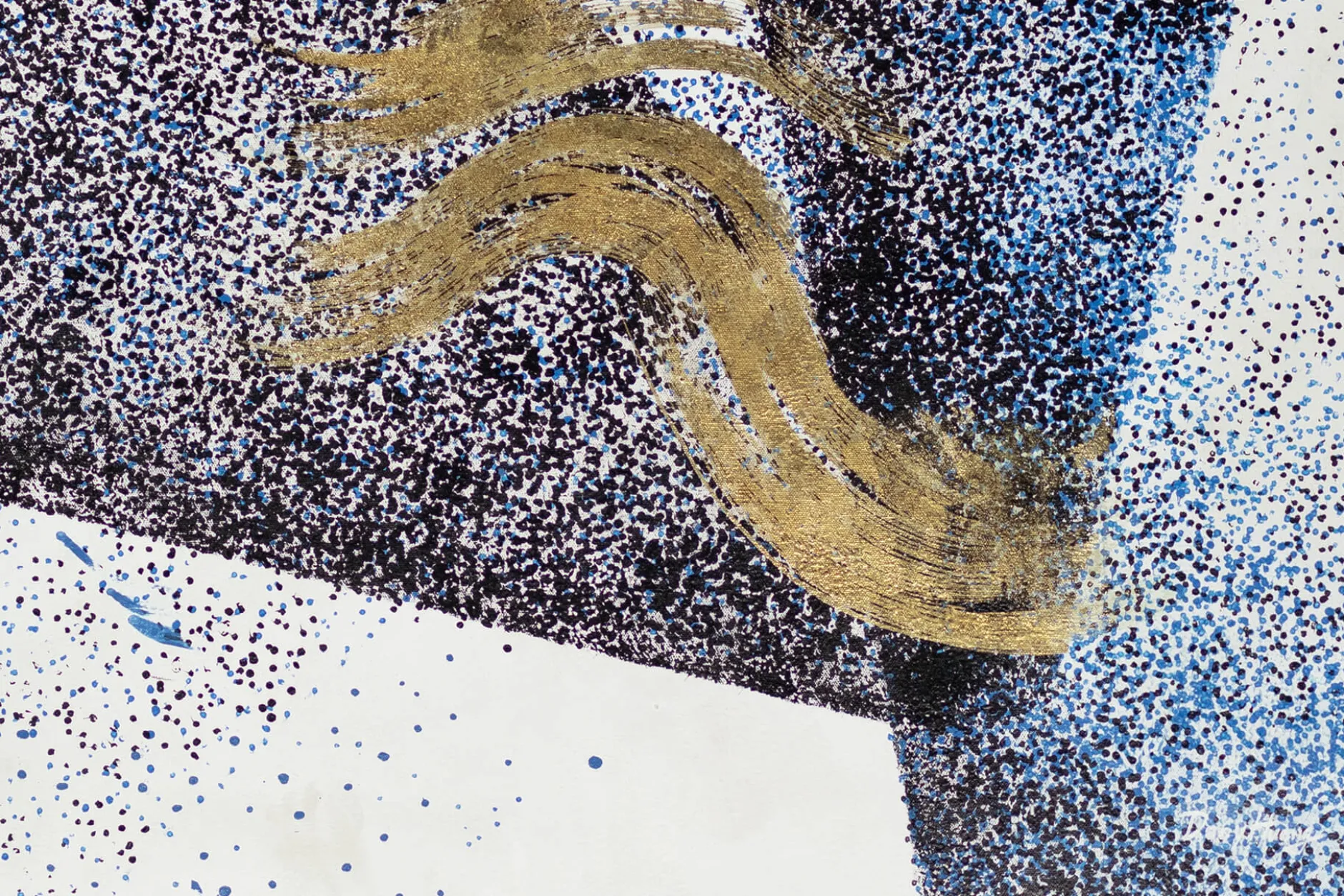 XXL Öl Gemälde 'Squares in Blue' | Handgemaltes Unikat