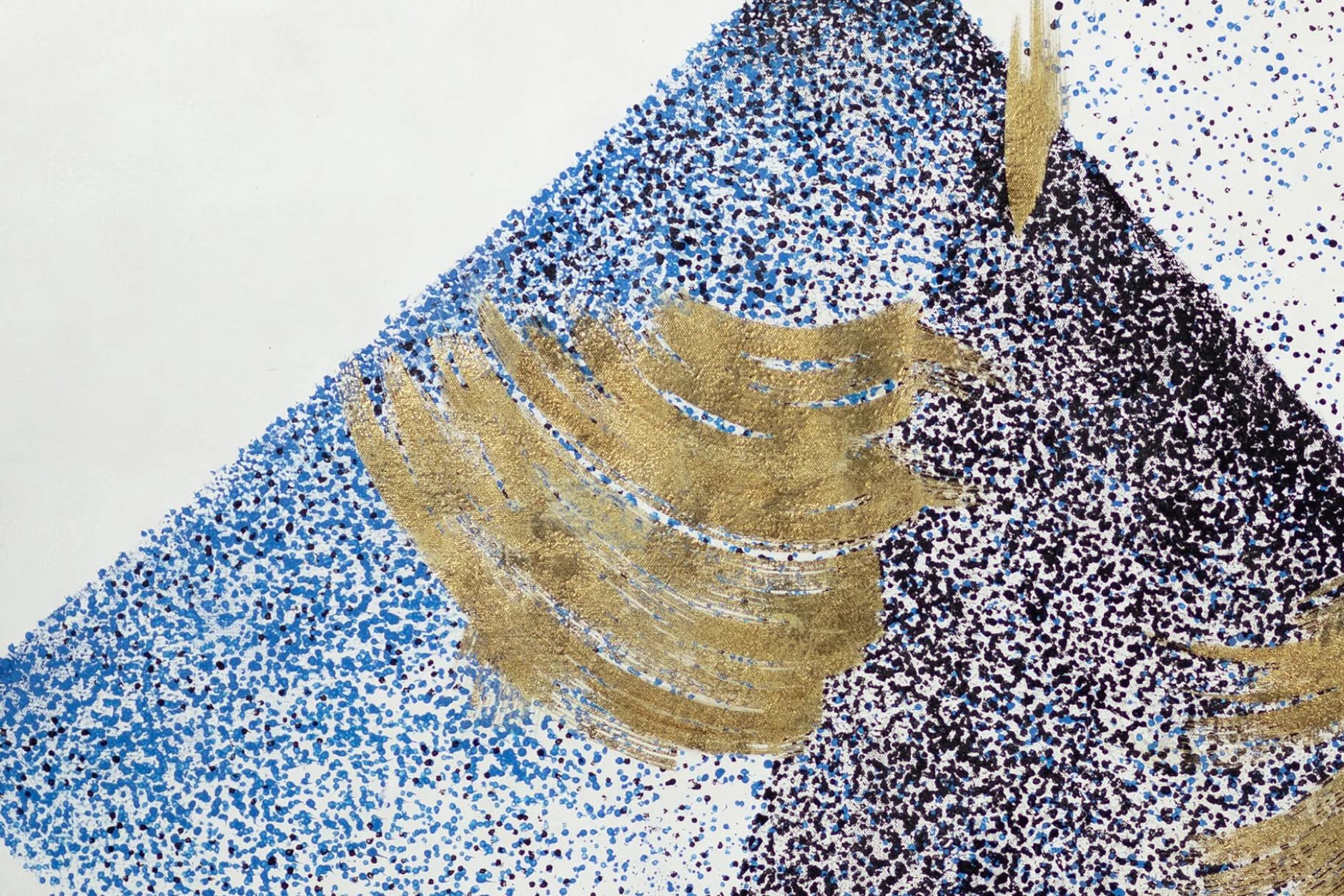 XXL Öl Gemälde 'Squares in Blue' | Handgemaltes Unikat