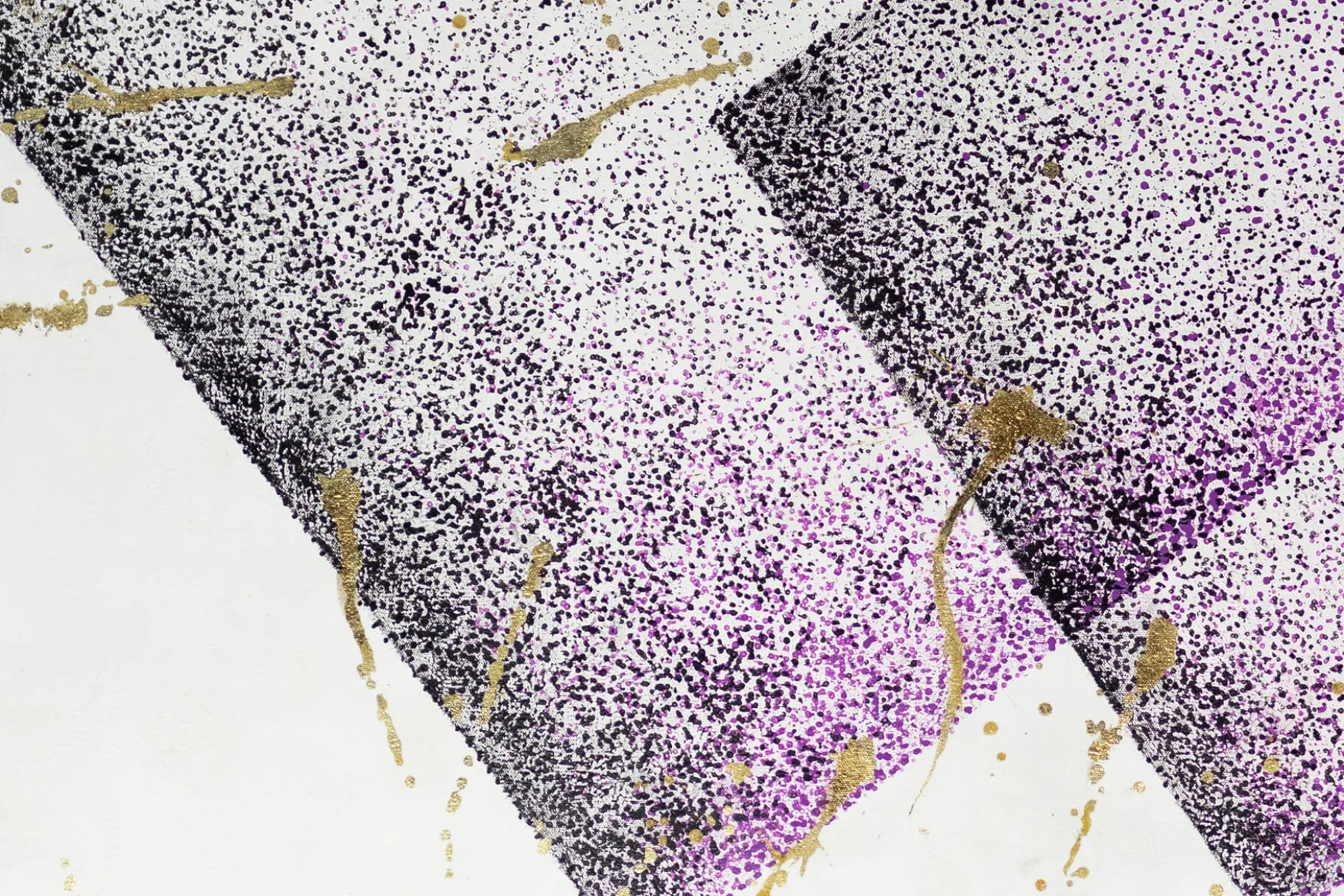 XXL Öl Gemälde 'Squares in Purple' | Handgemaltes Unikat