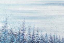 XXL Öl Gemälde 'Stille des Winters' | Handgemaltes Unikat