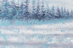 XXL Öl Gemälde 'Stille des Winters' | Handgemaltes Unikat
