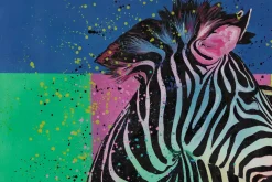 XXL Öl Gemälde 'Striped in Colors' | Handgemaltes Unikat