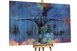 XXL Öl Gemälde 'Strong Obeisance' | Handgemaltes Unikat