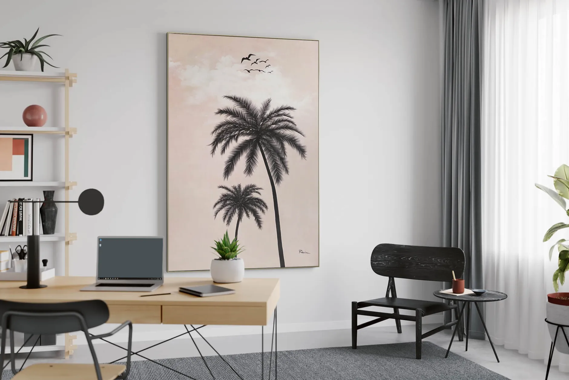 XXL Öl Gemälde 'Summer Vibes' | Handgemaltes Unikat