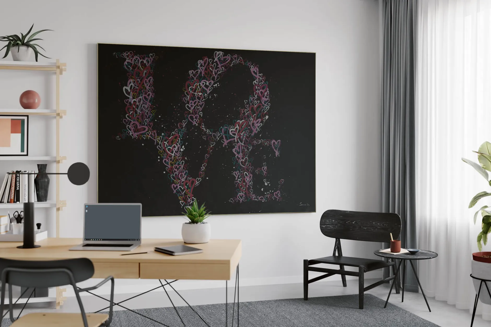 XXL Öl Gemälde 'Symphony of Love' | Handgemaltes Unikat