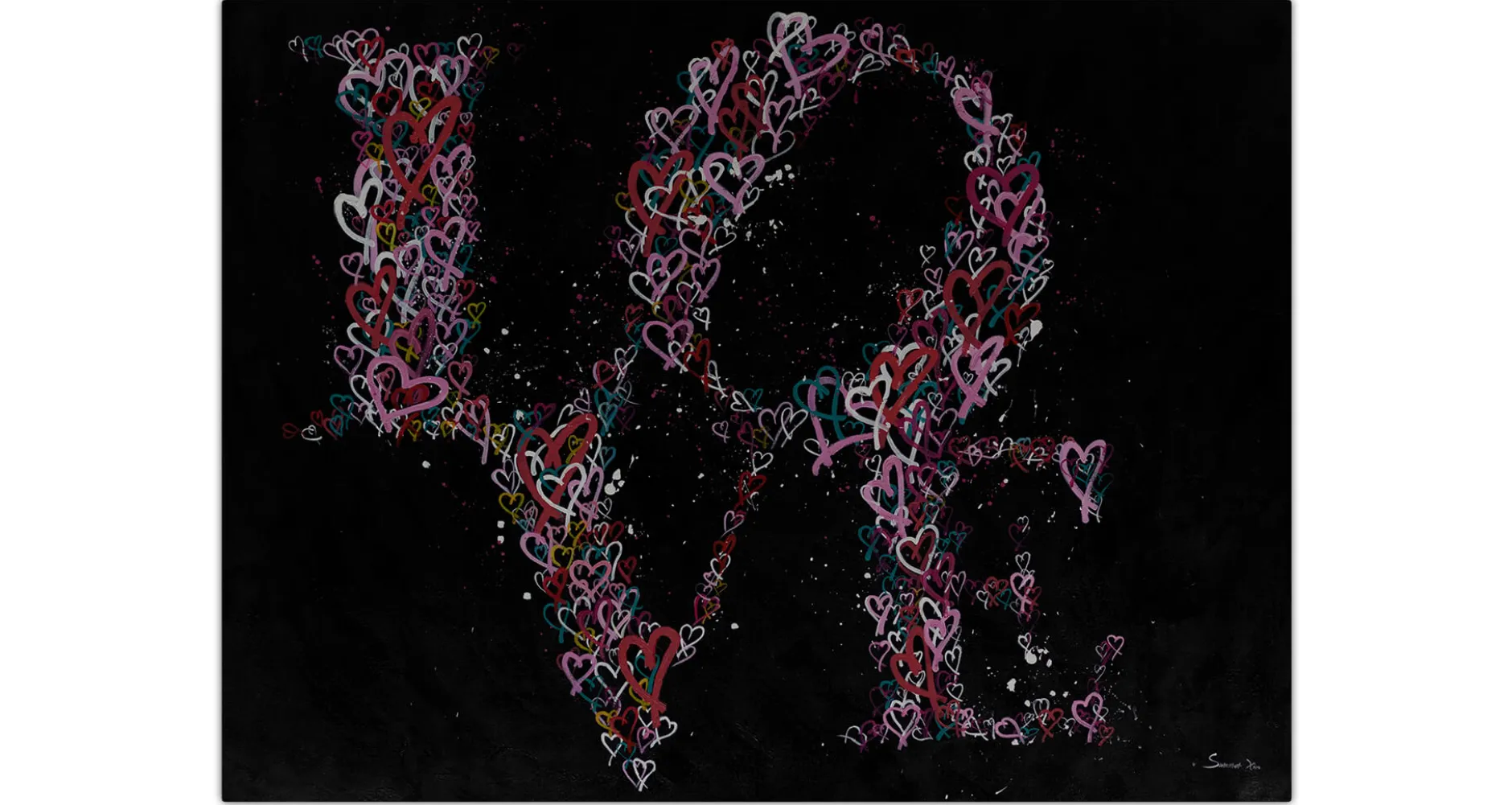 XXL Öl Gemälde 'Symphony of Love' | Handgemaltes Unikat