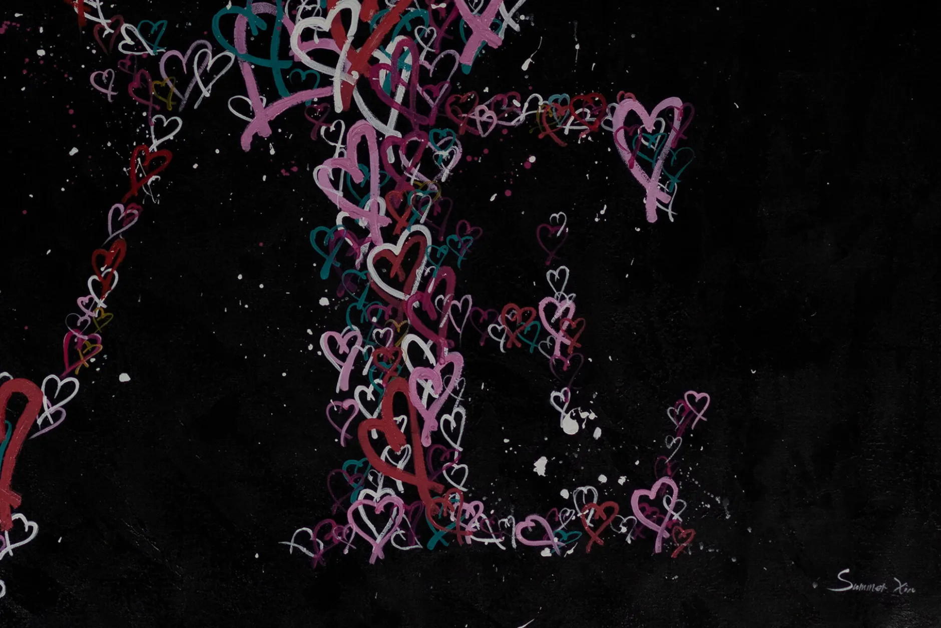 XXL Öl Gemälde 'Symphony of Love' | Handgemaltes Unikat